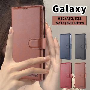 【店内全品送料無料】Galaxy A52ケース SC-53B カバー Galaxy A32 5G SCG08 ケース 手触り良い 耐衝撃 Galaxy S21+ケース SCG10 手帳型ケース 帳型 男性｜initial-k