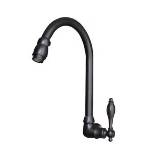 単水栓 蛇口 カラン 壁付け おしゃれ 黒 ブラック W75×D240×H280