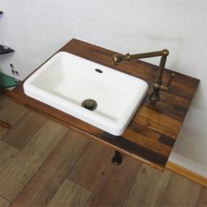 角型手洗器 コンパクト 人工大理石 シンク 埋め込み