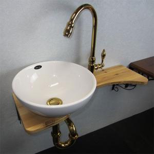 手洗器セット 壁付け シンプル カントリー調 INK-0504066HKset 【Eセット37b】｜ink-co