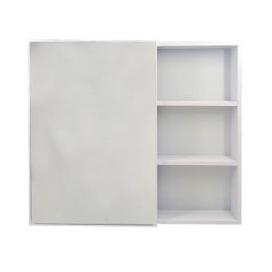 ミラーキャビネット 750 洗面鏡 収納 白 ...の詳細画像3