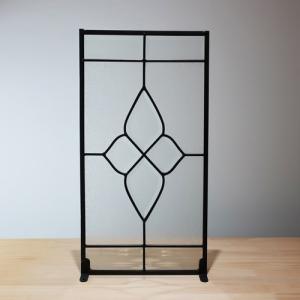 ステンドグラス パネル 花柄 W250×H480×T6 INK-1103020H : 株式会社