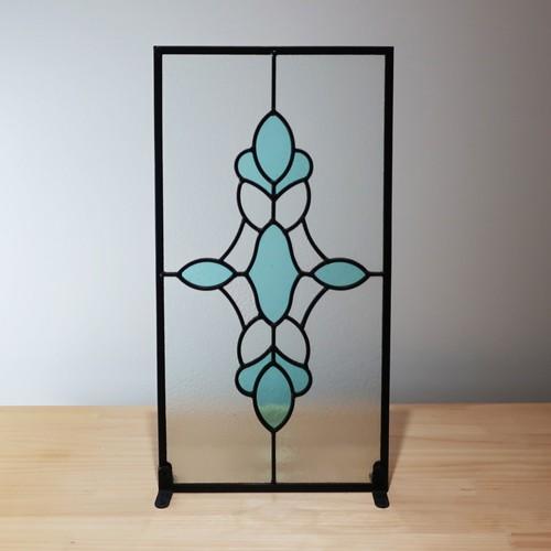 ステンドグラス パネル デザイン おしゃれ W250 H480 D6 INK-1103008H