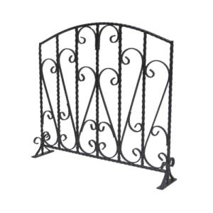 ロートアイアンフェンス おしゃれ 柵 床固定 W800 INK-1401220H(INK-is)