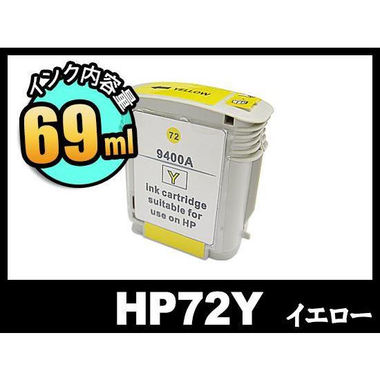 HP 72 C9400A イエロー 大判 ヒューレット パッカード HP リサイクル インクカートリ...