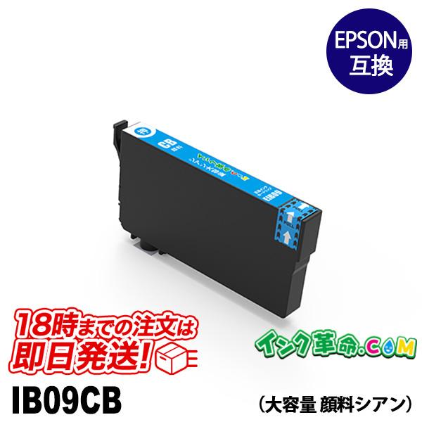 IB09CB 大容量 顔料シアン プリンターインク EPSON IB09 シリーズ 互換インクカート...