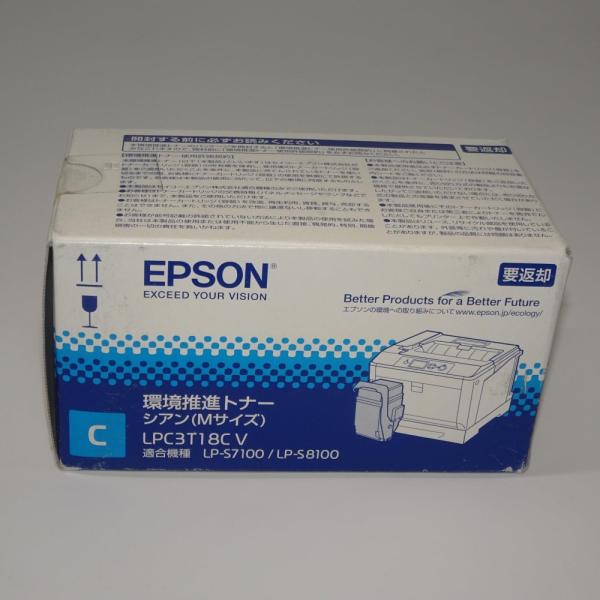 【訳あり 新品 純正】EPSON 環境推進トナー LPC3T18CV シアン Mサイズ 6500ペー...