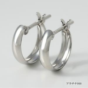 ピアス ムーンピアス 18金 プラチナ 3mm...の詳細画像5