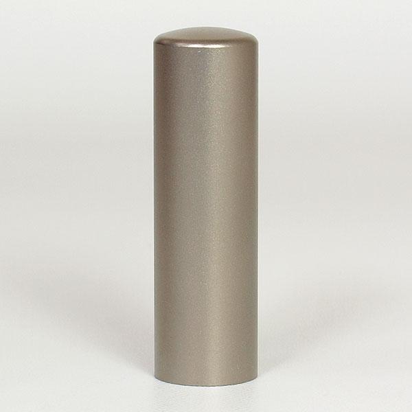 法人印鑑・代表者印（会社印・役職印）シルバーブラストチタン・丸寸胴(アタリ無し)・印面直径約18mm...