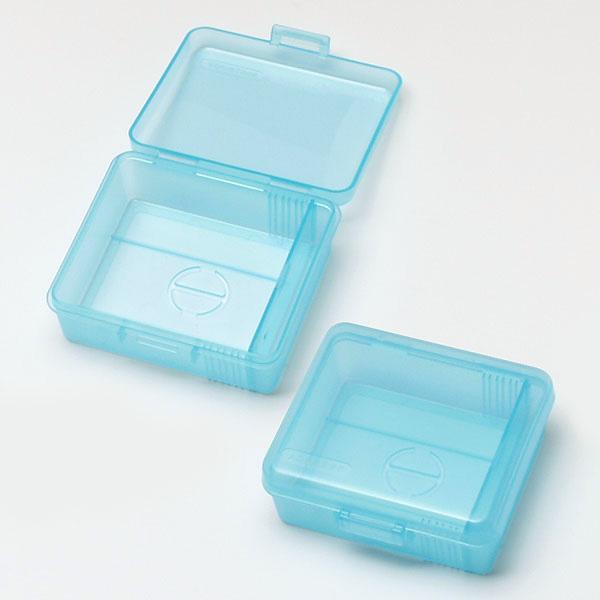 ゴム印収納ケース・アドレスケース(ブルー)・印面サイズ75mm×30mm・高さ65mmまで