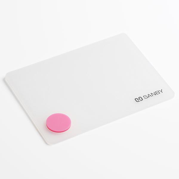 サンビー・消せるメモ＆捺印マットL・ピンク(Sanby・NM-L01)