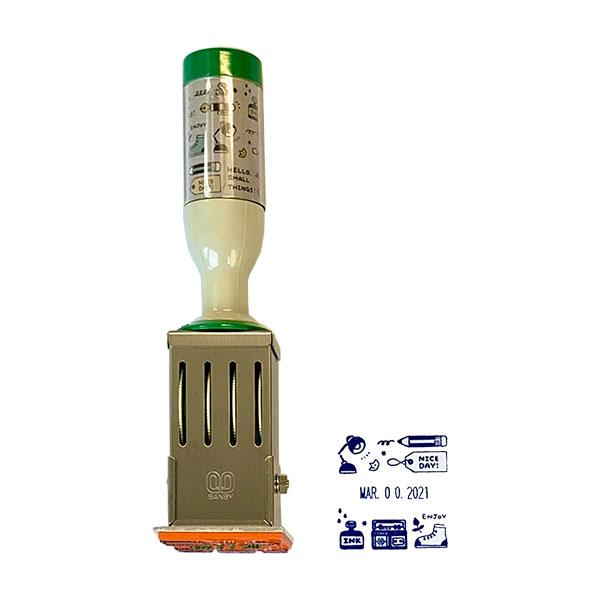 ericデザイナーズ日付印L・サンビー・テクノタッチデーター36mm角(eric×SANBY・eri...