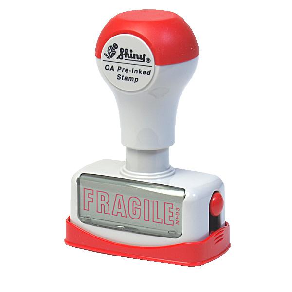 シャイニーOAスタンプ・プレインクドタイプ「FRAGILE」(Shiny・NF03)