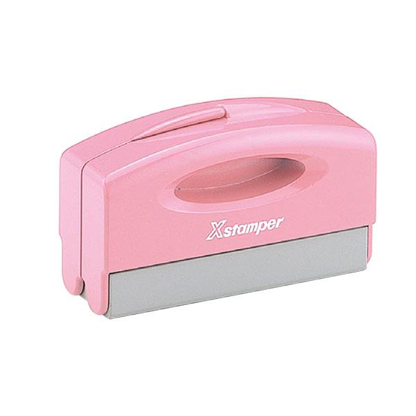 シャチハタ・ポケット用1351号・印面13x51mm・本体色：ピンク(別注品・Aタイプ)(Shach...