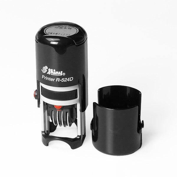 シャイニー日付印・ShinyPrinter・R-524D(西暦4桁)／インク色：6色より選択・受領印...