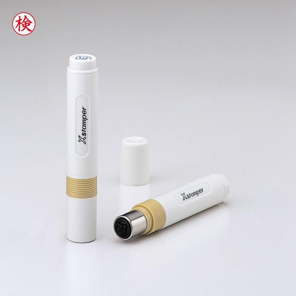 シャチハタ/簿記スタンパー「検」(Xスタンパー/記帳印/簿記印)(インク:赤)(Shachihata...