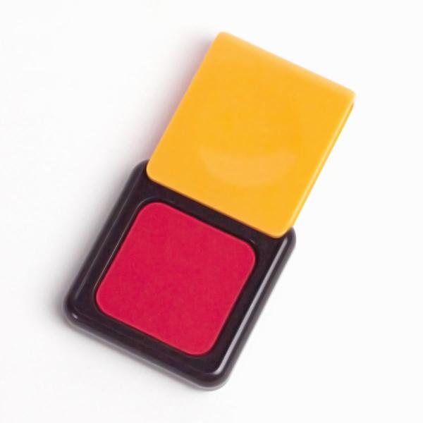 朱肉/サンビー(Sanby/SG-BK01)/シュイングベベNo.40/アプリコットオレンジ/朱肉4...