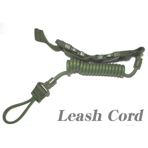 リーシュコード オリーブ ランヤード ベルトに取り付けるタイプ (Z95)