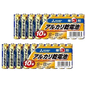 アルカリ乾電池 20本セット 三菱単3電池LR6N/10S MITSUBISHI｜inkhonpo