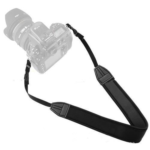 カメラストラップ 一眼レフ ミラーレス シンプル 黒 Canon Nikon OLYMPUS SON...