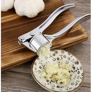 ステンレススチール製 ガーリックプレス 手動ガーリックミンサー