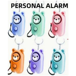 130dB 大音量防犯ブザー キーホルダー付き LED ライト付き個人用防犯アラーム - 女性、男性用緊急防犯サイレン