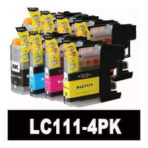 DCP-J952N インク ブラザー プリンターインク LC111-4PK 4色セット x2 8個セット｜inkhonpo