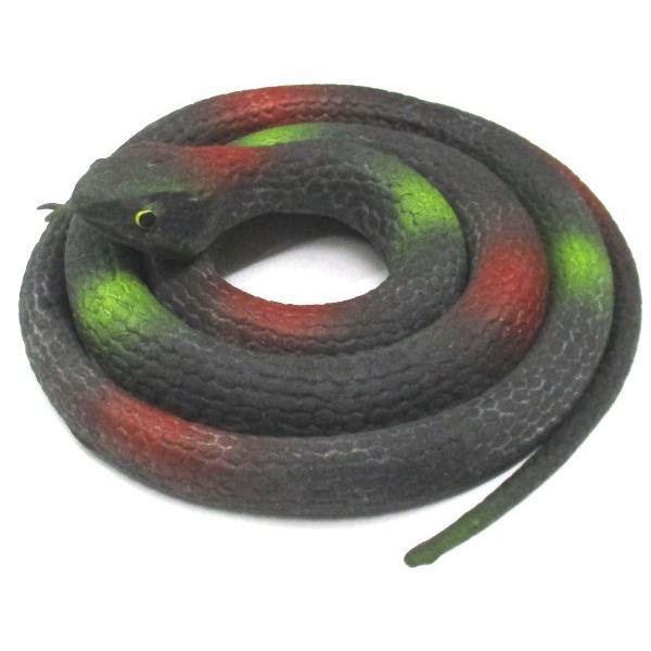 いたずらグッズ へび 蛇 ヘビ おもちゃ ゴム製 80cm 鳥対策 猿対策 (Z63)