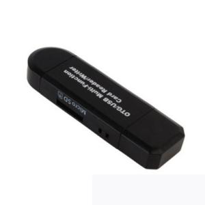 SDカードリーダー USB メモリーカードリーダー ブラック MicroSD SDカード andro...