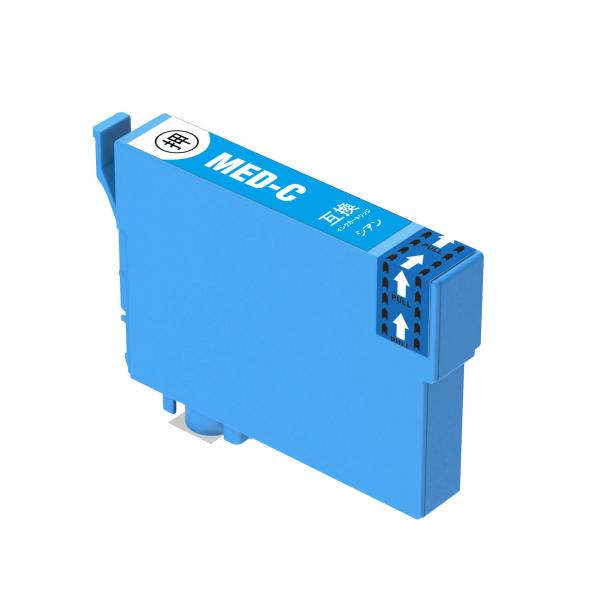 MED-C シアン EPSON エプソン 互換インクカートリッジ プリンターインク MED メダマヤ...