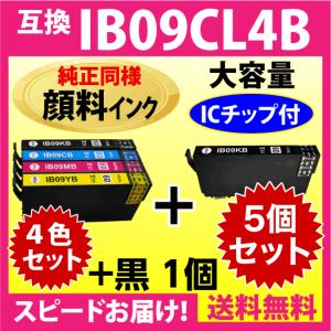 IB09CL4B (IB09Aの大容量) 4色セット エプソン 互換インク インク