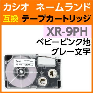 【P】30個　ネームランド　テープ ネームランド用互換テープ 黄色黒文字8m9mm幅 CTC-CXR9YW カラー