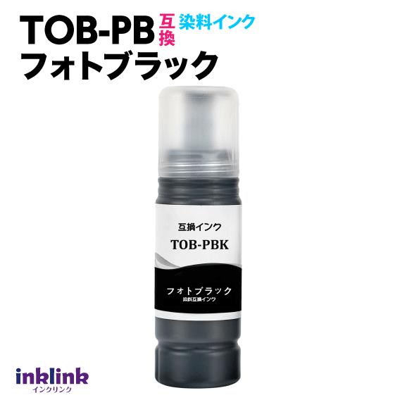 TOB-PB フォトブラック エプソン用 互換インクボトル トビバコ EPSON プリンター エコタ...