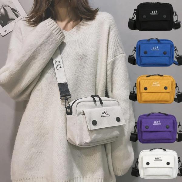 ショルダーバッグ サコッシュバッグ ボディバッグ ユニセックス 軽量 おしゃれ 使いやすい 韓国