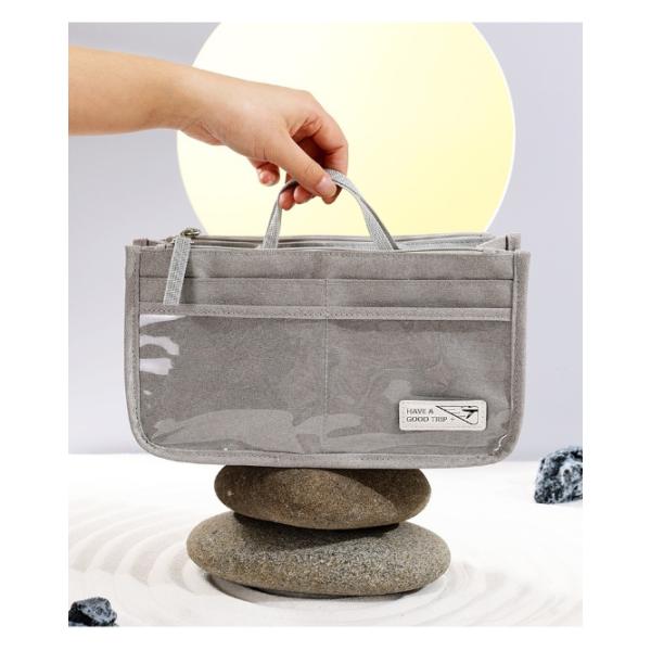 バッグインバッグ 自立 トートバッグ用 収納バッグ バッグインバッグ リュック 大容量 多機能 化粧...