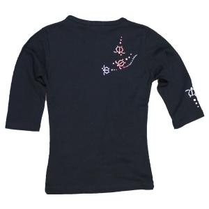 七分袖 Tシャツ ホヌ柄 サーモンピンクグラデ...の詳細画像2