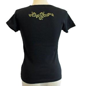 Tシャツ 半袖 レディース ハイビスカス オレ...の詳細画像1
