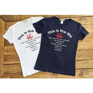 This is the life ヘンプ Tシャツ レディース ハワイアン ライフ S M L XL カジュアル ハワイ フラダンス 衣装 ハワイアン
