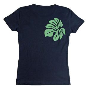 Tシャツ 半袖 レディース モンステラ ベーシ...の詳細画像2