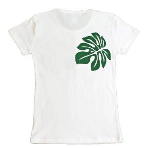 Tシャツ 半袖 レディース モンステラ ベーシ...の詳細画像3