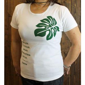 Tシャツ 半袖 レディース モンステラ ベーシ...の詳細画像5