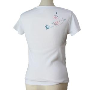 Tシャツ ホヌ柄 サーモンピンクグラデ レディ...の詳細画像2