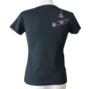 Tシャツ ホヌ柄 サーモンピンクグラデ レディ...の詳細画像3