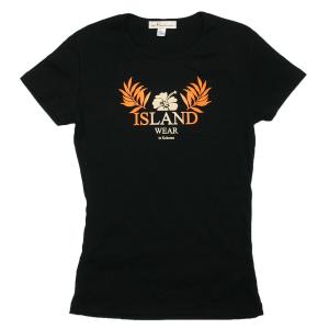 Tシャツ 半袖 レディース BIG ハイビスカス柄 S M L XL カジュアル