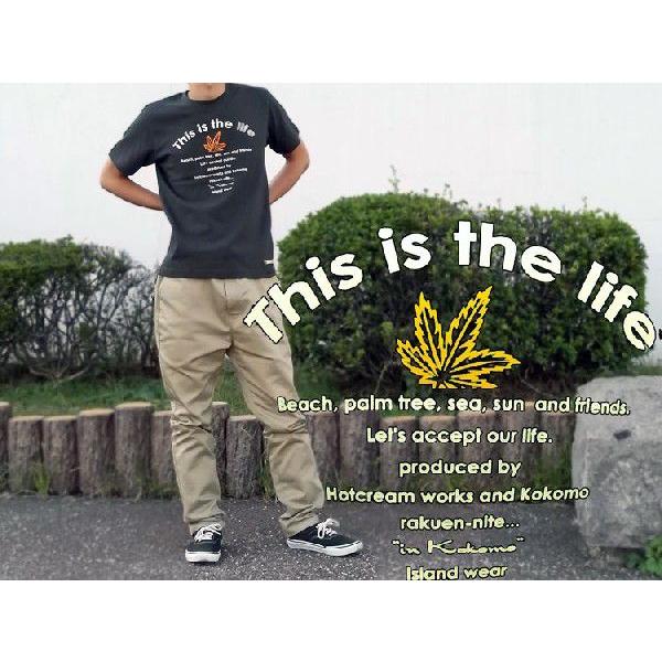 This is a life スミ色 Tシャツ オリジナル ブランド ヘンプ柄