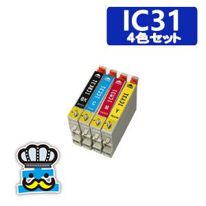IC31 プリンターインク EPSON エプソン ４色セット 互換インク IC4CL31 対応プリンタ： PX-V500 PX-A550 PX-V600｜inkoukoku