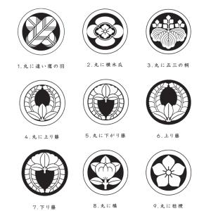貼り紋 家紋シール 羽織や着物に貼る家紋シール...の詳細画像3