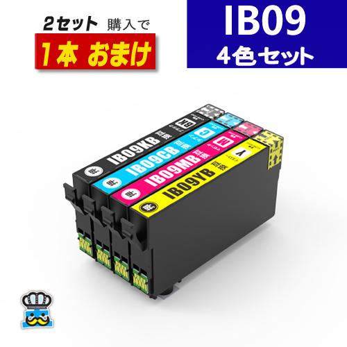 IB09CL4B エプソン プリンターインク IB09 互換（電卓） 4色パック 大容量 互換インク...