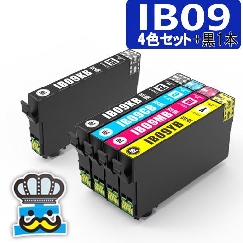 IB09B プリンターインク エプソン IB09CL4B 4色セット＋黒１本 互換インク 大容量版 ...