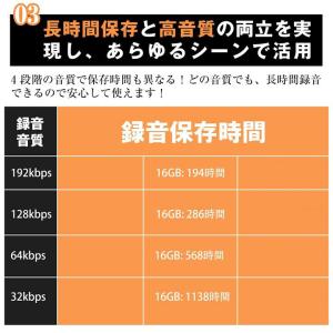 ボイスレコーダー 小型 薄型 磁石付き 長時間...の詳細画像4